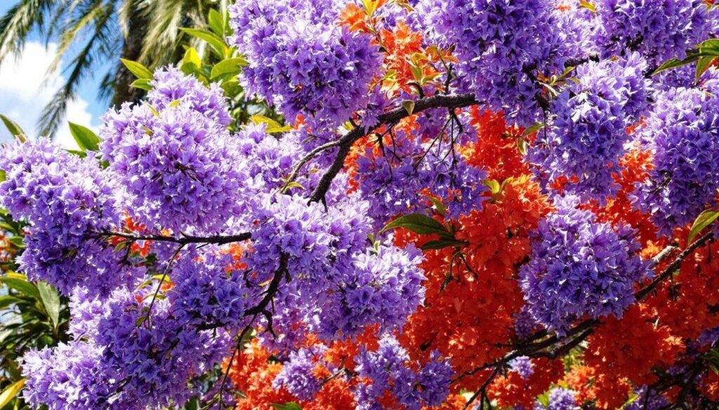 Jacaranda und Flammenbaum: So unterscheiden Sie diese zwei spektakulär blühenden Bäume