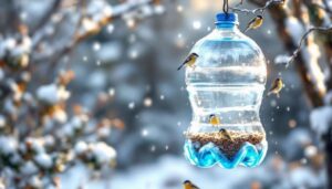 Plastikflaschen nicht wegwerfen: Dieser Trick füttert Vögel den ganzen Winter