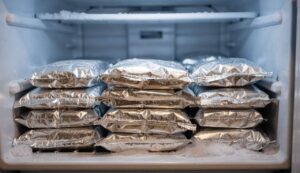 Alufolie im Gefrierfach: So reduzierst du Eisbildung ohne Abtauen