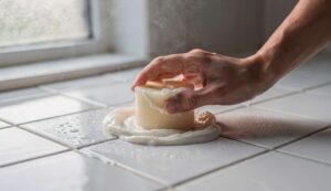 Kerzenreste auf Fugen reiben: Warum dieser Trick Schimmel vorbeugt